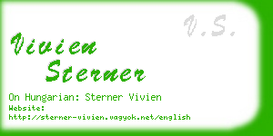 vivien sterner business card